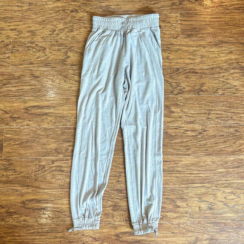 Lululemon Ready to Rulu Jogger Cinch Gray Heather Slim Sweatpants Women's 4